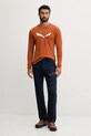Salewa longsleeve sportowy Solidlogo 00.0000027340 pomarańczowy AW25