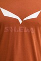 Salewa longsleeve sportowy Solidlogo 00.0000027340 pomarańczowy