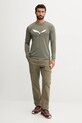 Salewa longsleeve sportowy Solidlogo 00.0000027340 zielony AW25