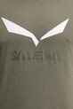 Salewa longsleeve sportowy Solidlogo 00.0000027340 zielony
