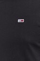 Bavlnené tričko s dlhým rukávom Tommy Jeans DM0DM13228.9BYY čierna