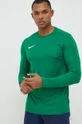 Majica z dolgimi rokavi za vadbo Nike Park Vii zelena