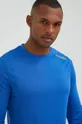 μπλε Μακρυμάνικο μπλουζάκι για τρέξιμο Diadora Core