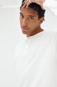Abercrombie & Fitch longsleeve bawełniany biały KI124.3413.100
