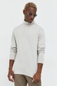 Abercrombie & Fitch longsleeve bawełniany beżowy KI124.3414.400