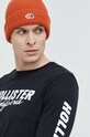 Bavlnené tričko s dlhým rukávom Hollister Co. KI323.2294.100