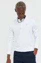 λευκό Βαμβακερή μπλούζα με μακριά μανίκια Hollister Co.