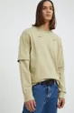 πράσινο Βαμβακερή μπλούζα με μακριά μανίκια G-Star Raw
