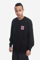 thisisneverthat longsleeve bawełniany Stamp L/S Tee nadruk czarny TN223TTSLT05