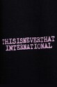 thisisneverthat longsleeve bawełniany Stamp L/S Tee TN223TTSLT05 czarny