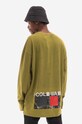 Oblečení Bavlněné tričko s dlouhým rukávem A-COLD-WALL* Relaxed Cubist Longsleeve T-shirt ACWMTS098 MOSS GREEN ACWMTS098 zelená