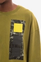 Bavlnené tričko s dlhým rukávom A-COLD-WALL* Relaxed Cubist LS T-shirt Longsleeve ACWMTS098 MOSS GREEN