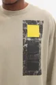серый Хлопковый лонгслив A-COLD-WALL* Relaxed Cubist LS T-shirt