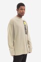 Хлопковый лонгслив A-COLD-WALL* Relaxed Cubist LS T-shirt ACWMTS098