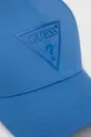 Detská bavlnená čiapka Guess modrá