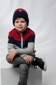 Дитяча шапка Jamiks з додаванням вовни бордо HERMANNI..JZF065.B