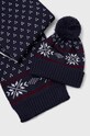 Детска шапка и шал Birba&Trybeyond 406.59078.00. тъмносин AW22