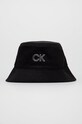 Čiapka Calvin Klein Planet friendly čierna K60K609654.9BYY