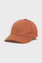 hnedá Bavlnená čiapka Calvin Klein Dámsky