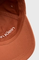 smeđa Pamučna kapa Calvin Klein