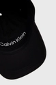 μαύρο Βαμβακερό καπέλο Calvin Klein