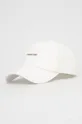 λευκό Βαμβακερό καπέλο Calvin Klein Γυναικεία