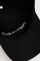 crna Pamučna kapa Calvin Klein