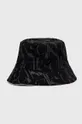 μαύρο Αναστρέψιμο βαμβακερό καπέλο Calvin Klein Jeans Γυναικεία