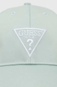 Βαμβακερό καπέλο Guess τιρκουάζ