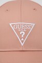 Guess czapka bawełniana V2YZ03.WO08O różowy SS23