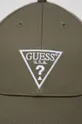 Βαμβακερό καπέλο Guess πράσινο