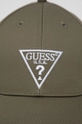 Βαμβακερό καπέλο Guess πράσινο