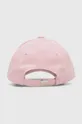 Βαμβακερό καπέλο του μπέιζμπολ EA7 Emporio Armani ροζ