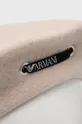 Emporio Armani beret wełniany 637116.2F505 beżowy