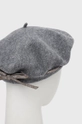 Emporio Armani beret wełniany 637116.2F505 Materiał zasadniczy: 100 % Wełna, Aplikacja: 100 % Poliester