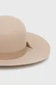 Шерстяная шляпа Patrizia Pepe бежевый