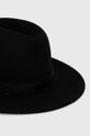 Μάλλινο καπέλο Kurt Geiger London μαύρο