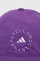 adidas by Stella McCartney czapka z daszkiem purpurowy