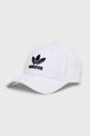 adidas Originals șapcă de baseball din bumbac bumbac alb FJ2545