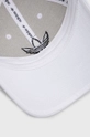 white adidas Originals cotton baseball cap