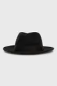 czarny Aldo kapelusz wełniany Nydaydda Damski
