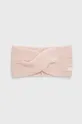 ružová Čelenka s prímesou vlny Calvin Klein Dámsky