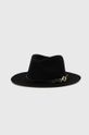czarny Guess kapelusz wełniany Damski
