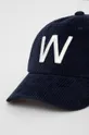 Κοτλέ καπέλο μπέιζμπολ Weekend Max Mara σκούρο μπλε