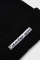 Akcesoria Calvin Klein Jeans czapka wełniana K50K509895.9BYY czarny
