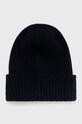 Woolrich berretto in lana lana blu navy CFWOAC0173MRUF0600