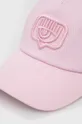 Βαμβακερό καπέλο Chiara Ferragni ροζ