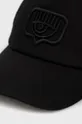 Chiara Ferragni czapka bawełniana czarny