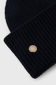 Doplňky Čepice z vlněné směsi Tommy Hilfiger AW0AW13820.9BYY námořnická modř