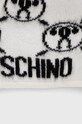 Akcesoria Moschino czapka z domieszką wełny M2843.65329 biały